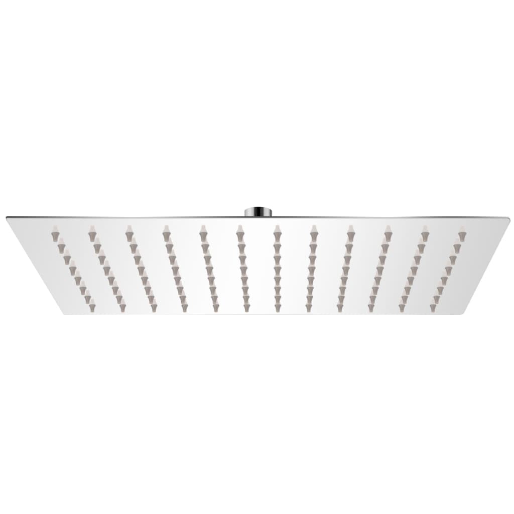 Vidaxl Rain Shower Head Acciaio inossidabile 20x30 cm rettangolare