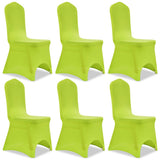 Vidaxl Stuhlabdeckung Stretch Anthrazit 6st Green
