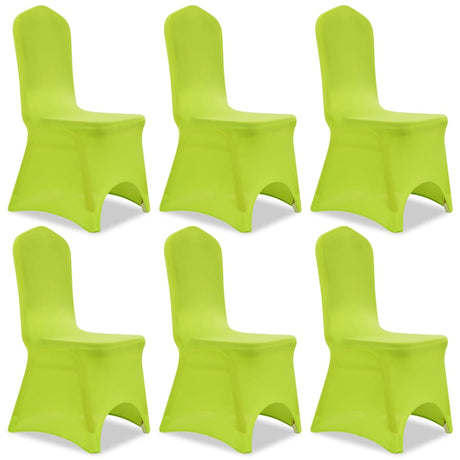 Vidaxl Stuhlabdeckung Stretch Anthrazit 6st Green