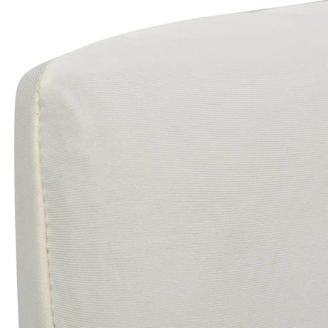 VIDAXL -Stuhl umfasst 4 ST Stretch Straight Cream -Colored