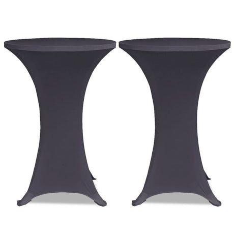 Vidaxl Stuhlabdeckung Stretch 2st 60 cm Anthrazit
