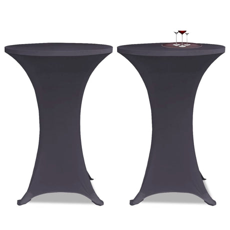 Vidaxl Stuhlabdeckung Stretch 2st 60 cm Anthrazit