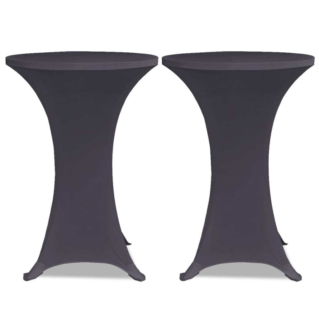 Vidaxl Table Couvre étendue 2 pièces 70 cm anthracite