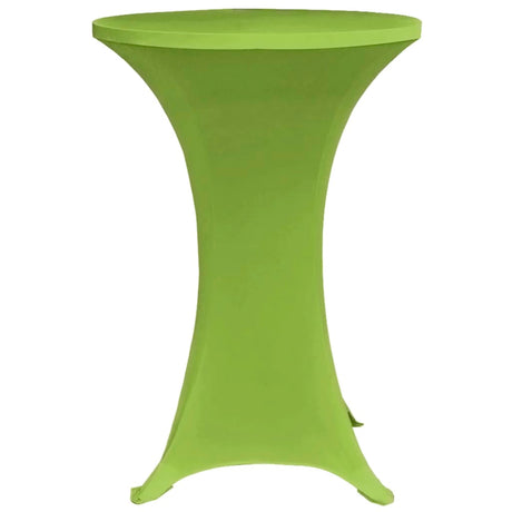 Vidaxl Tischabdeckung Stretch 2 Teile 80 cm Grün