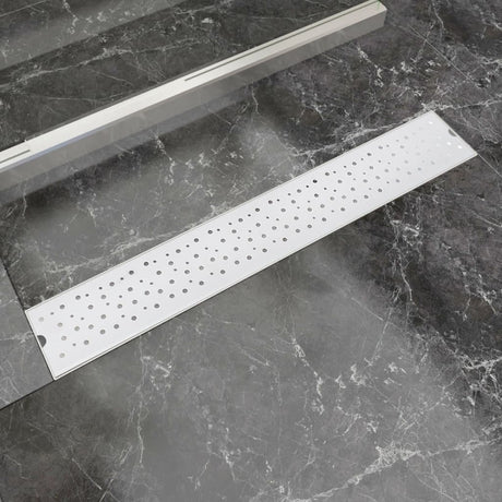 Vidaxl Duschabfluss rechteckige Blase 730 x 140 mm Edelstahl