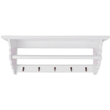 VidaXL Coat rack Baroque style MDF White