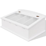Vidaxl Besteckschublade MDF White Barockstil