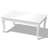 Vidaxl salontafel 100 x 60 x 42 cm hoogglans wit