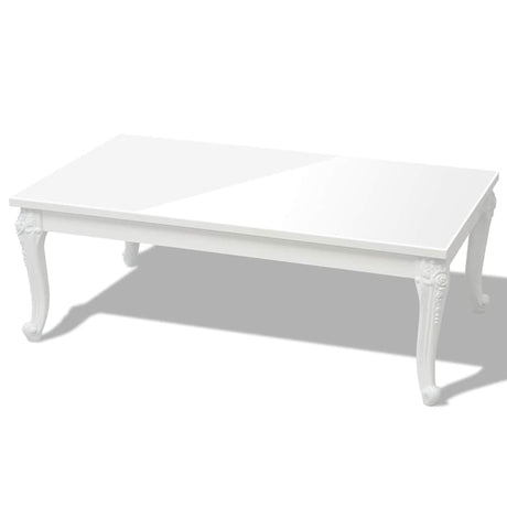 Vidaxl salontafel 115x65x42 cm hoogglans wit