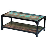 Vidaxl salontafel massief gerecycled hout