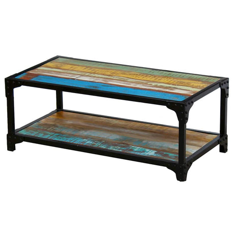 Vidaxl salontafel massief gerecycled hout