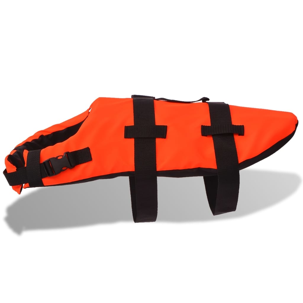 Vidaxl chien de natation gilet s orange