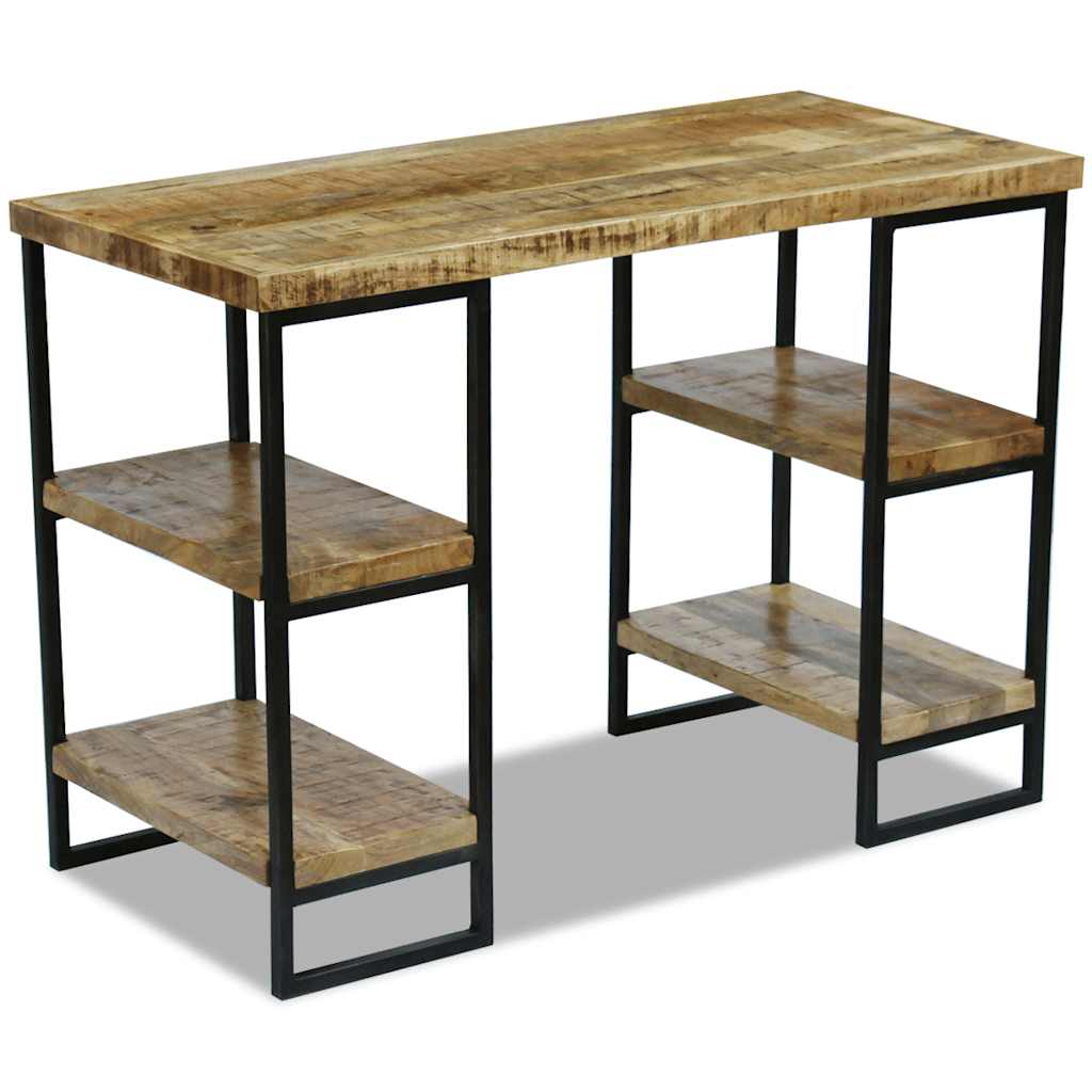 Vidaxl bureau 110x50x76 cm mangohout