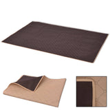 Tappeto picnic Vidaxl 100x150 cm beige e marrone