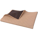 Tappeto picnic Vidaxl 100x150 cm beige e marrone