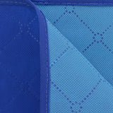 Vidaxl Picknick Teppich 100x150 cm blau und hellblau
