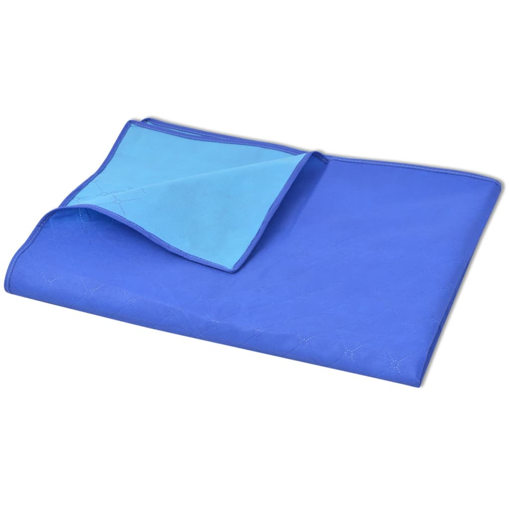 Vidaxl Picknick Teppich 150x200 cm blau und hellblau