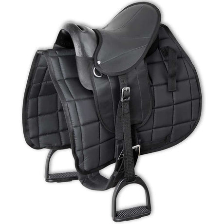 Vidaxl Pony Sattel Set 10 Schwarz
