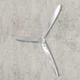 Vidaxl Propeller per il muro 70 cm in alluminio argento