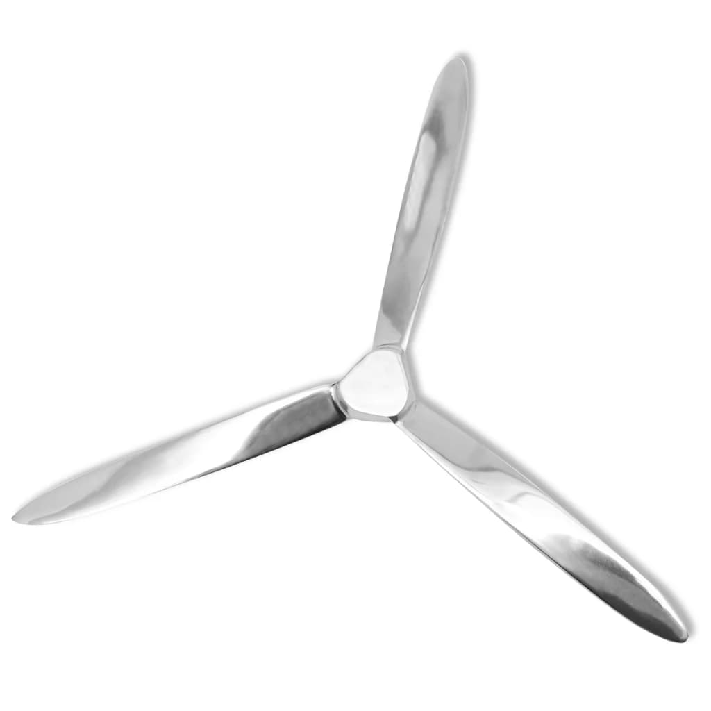 Vidaxl Propeller per il muro 70 cm in alluminio argento