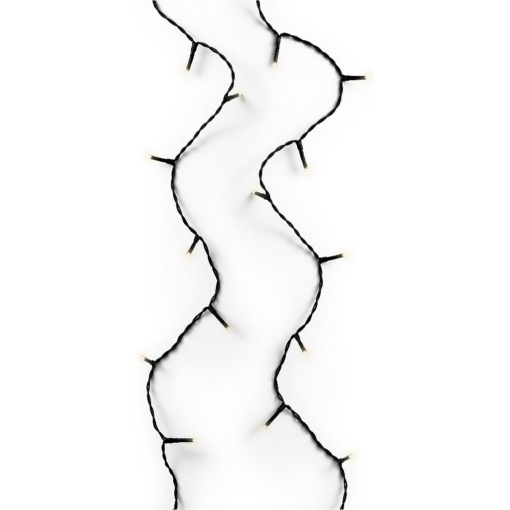 Lumineo LED-Kabel 720 LEDs 5400 cm schwarz warmweißes Licht