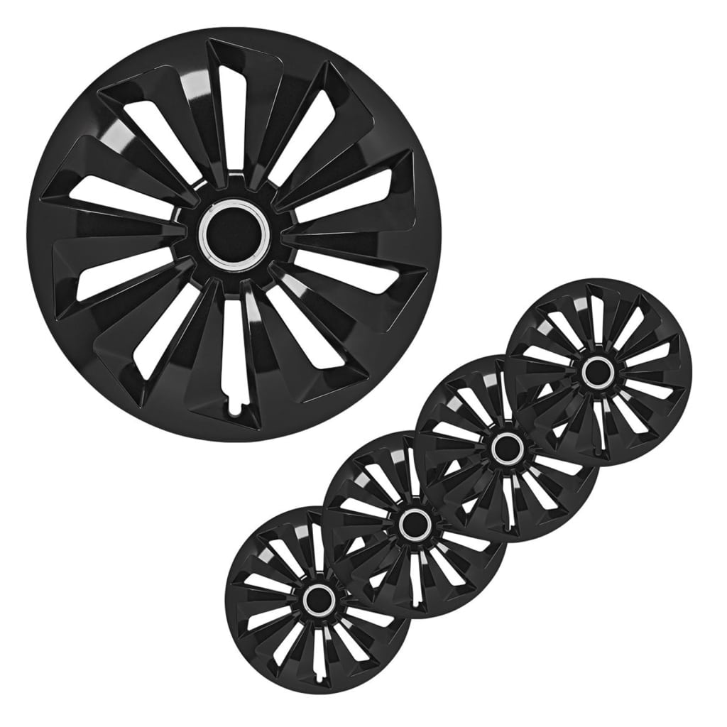 PREPLUS HUBCAPS 4 ST FOX 14 Schwarz