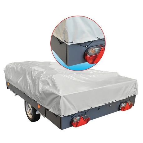 Proplus vouwwagen elastiek 7.5 mmx10 m zwart