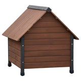 @Pet @pet dog loft with plastic flaps rustique 88x78x80 cm brown