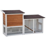 @pet @pet Rabbit Loft Villa 147x50x80 cm hvit og brun