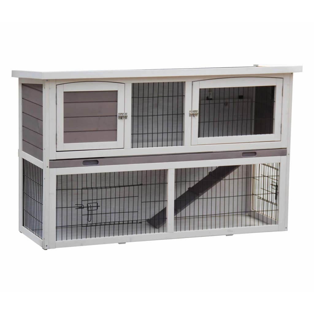 @pet @pet Rabbit Loft Bigfoot 137x50x85 cm lesena bela