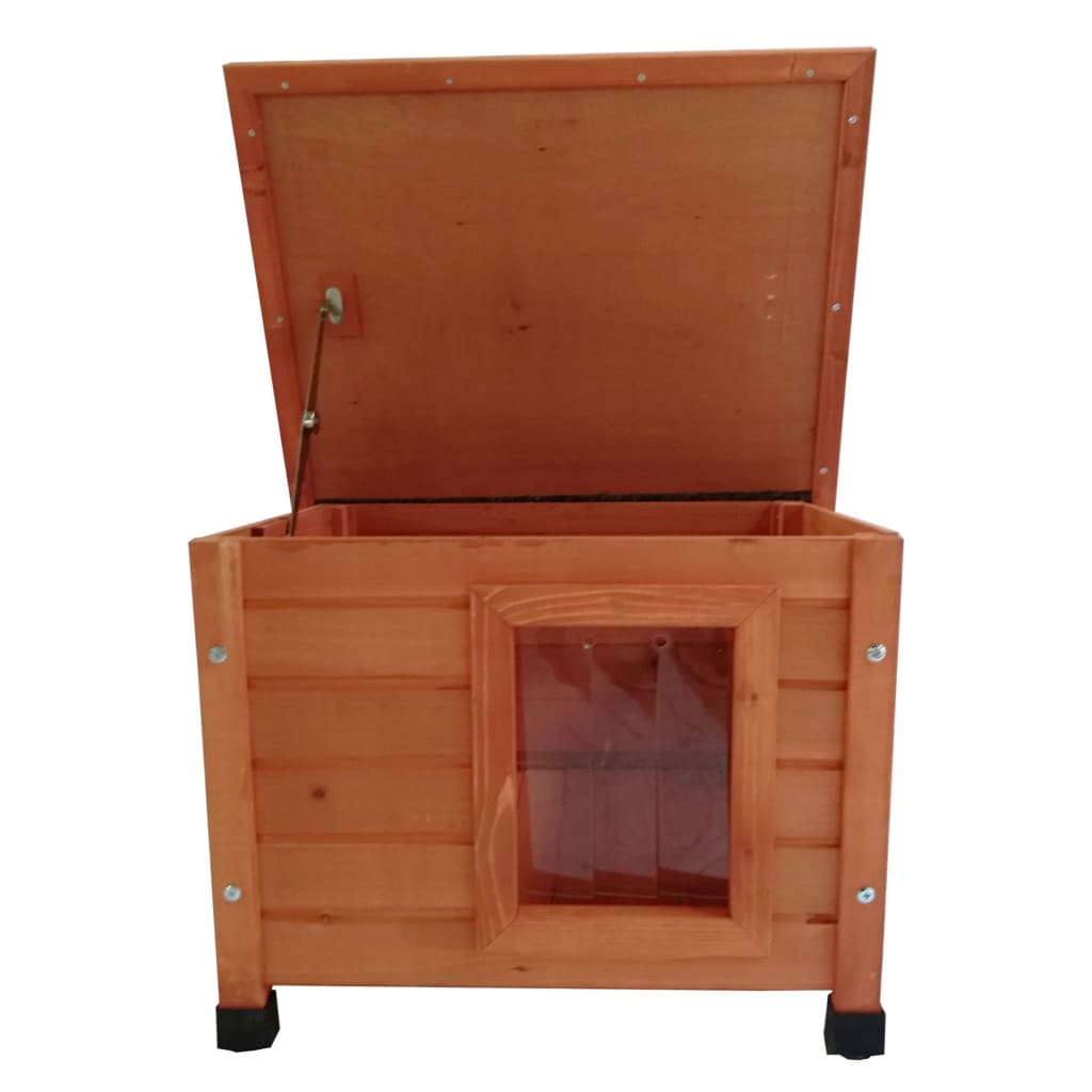 @Pet Cat Loft für außerhalb von 57x45x43 cm Holzbraun