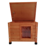 @Pet Cat Loft für äußere XL 68.5x54x51,5 cm Holzbraun