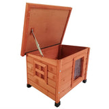 @Pet Cat Loft für äußere XL 68.5x54x51,5 cm Holzbraun