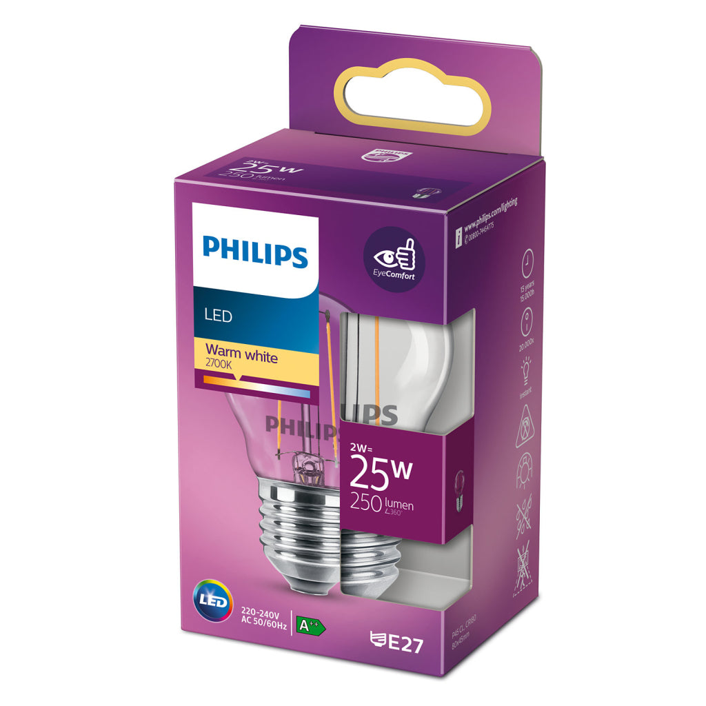 Philips Led Classic Candle Larmp 25W E27 toplo bela