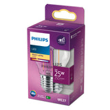 Philips LED klassische Kerzenlampe 25W E27 warmweiß