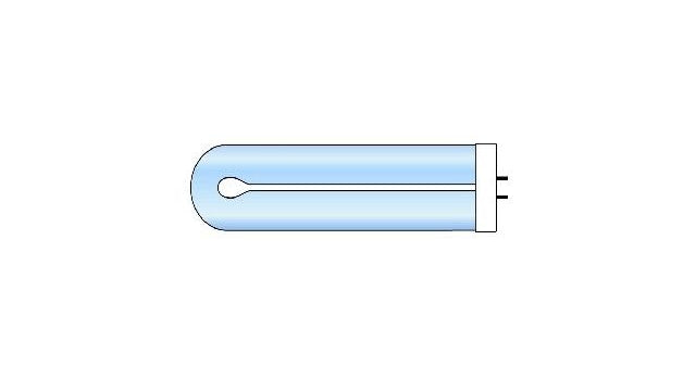 Ouguang UV-Lampe blau 368 nm 9 Watt gebogen für Mozzie