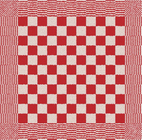 Ddddd keukendoek bbq rood 50x55cm 6st