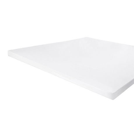 Byrklund hoeslaken basics topper 160x200x10cm - wit