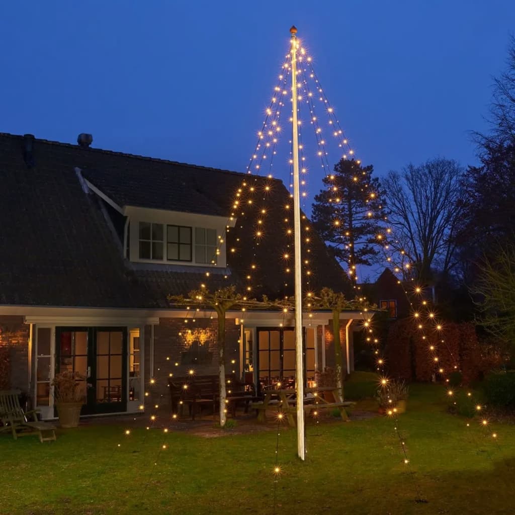 Ambiente Ambiente Weihnachtslichter für Fahnenmast mit 192 LEDs 208 cm