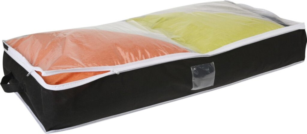 Basis-Aufbewahrungshülle 100x45x15 cm schwarz transparent