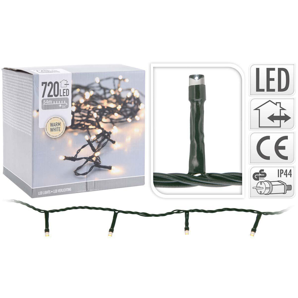 S.i.a. s.i.a. kerstverlichting 54m 720 led lampjes ip44