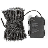 Home-Styling s.i.a. Batterie-LED-Beleuchtung 48 LEDs 350 cm warmweißes Licht schwarz