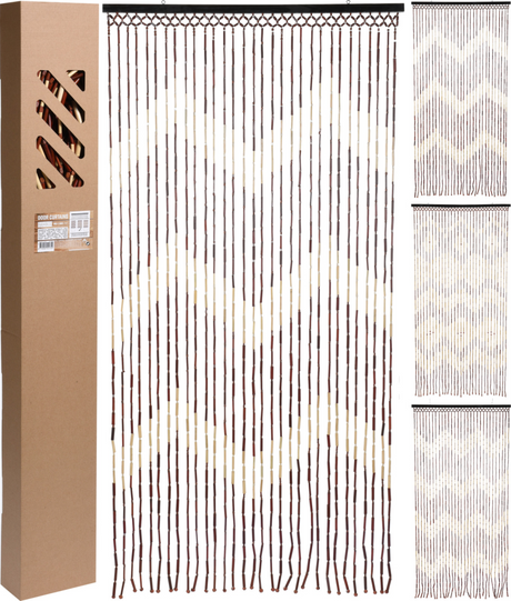 Deur gordijn bamboe 90x180cm assorti