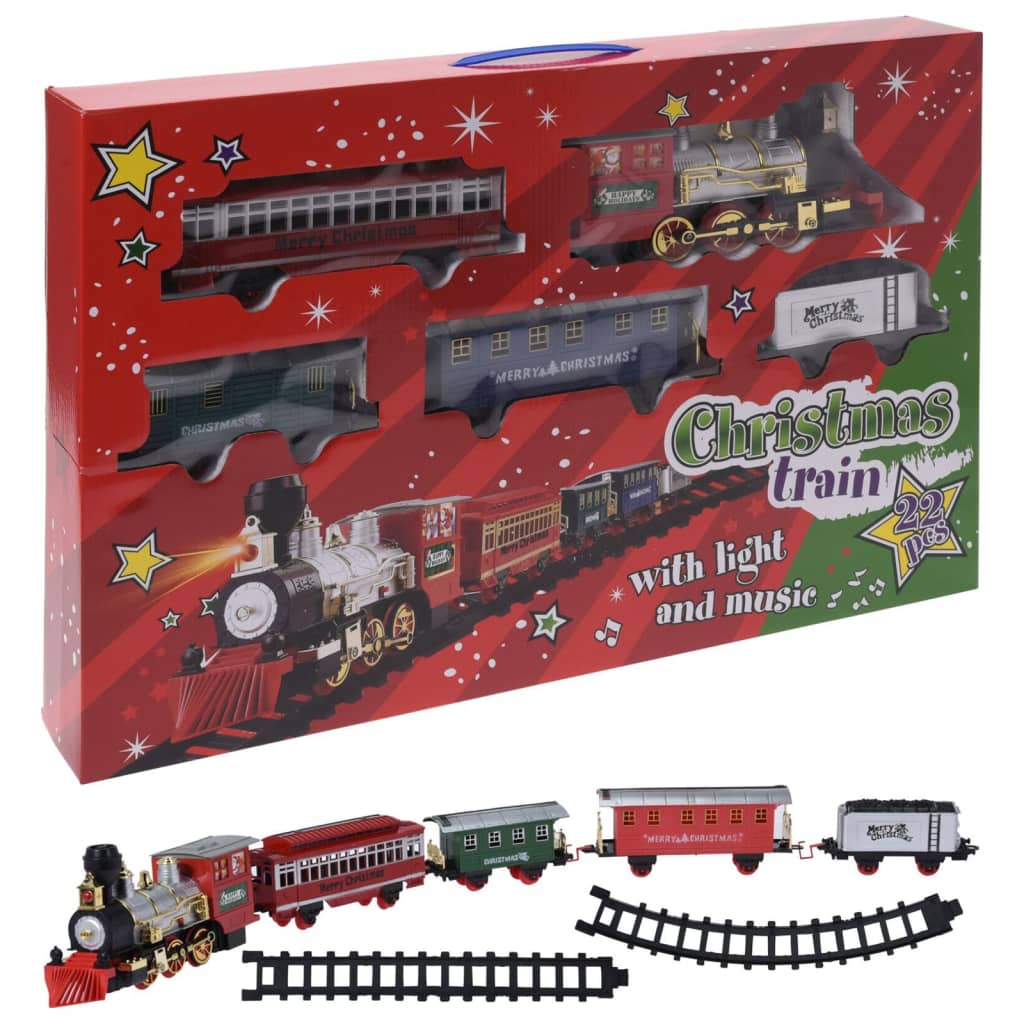 Ambiente kostenlos und einfaches Spielset Christmas Train 22-Piece