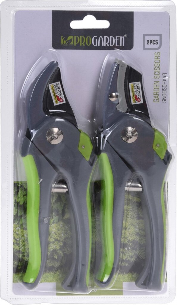 Shears da giardino pro, set 2 pezzi di sequestri e trimmer di siepe 20 cm