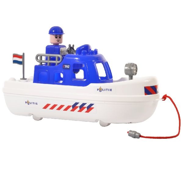 Grundlegendes Polizeiboot aus Plastik