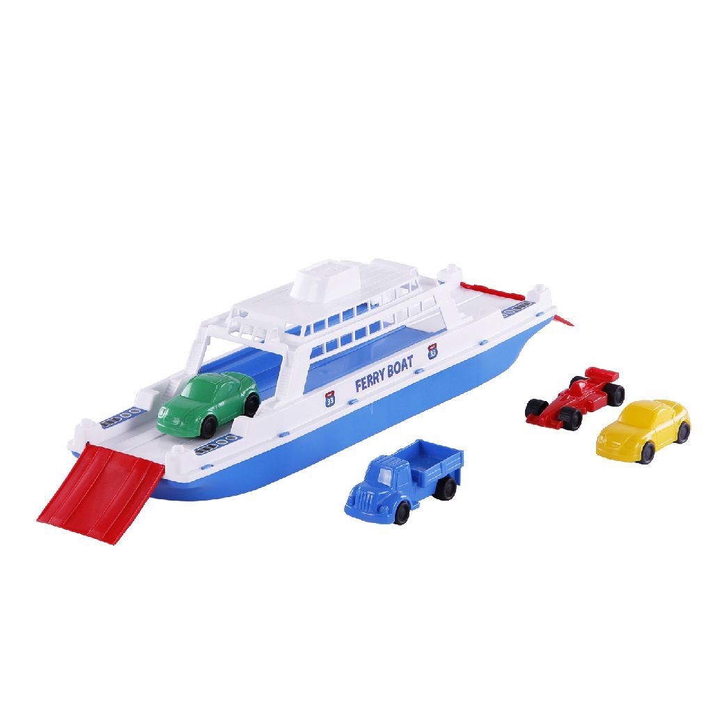 Cavallino Toys Ferry 45 cm + 4 biler