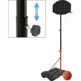 XQ Max -Basketball in Höhe einstellbar tragbar
