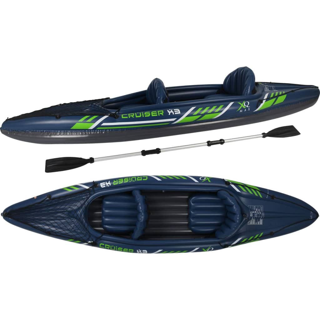 XQ Max Kayak Cruiser X3 342x76x32 cm blau und grün