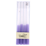 Andere Marken Dip Dye Kerzenwachs Flieder 30,5x2,2 cm 4 Stück
